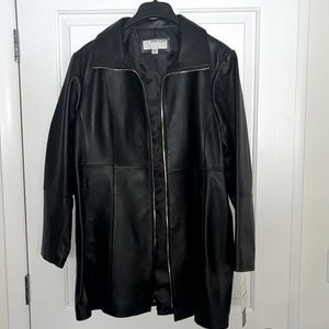 Anne Klein Petite Leather Jacket